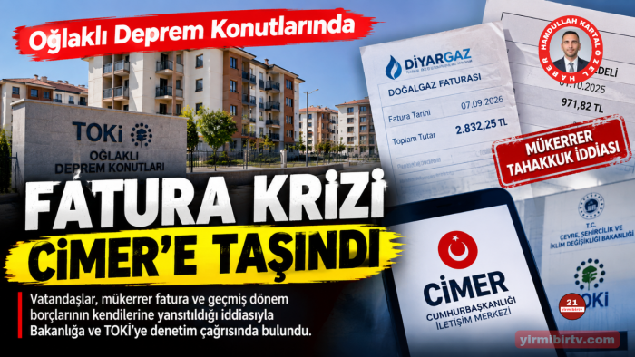 Oğlaklı Deprem Konutlarındaki Fatura İddiaları CİMER’e Taşındı